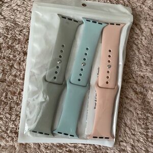 Set of Three Silicone Watch Bands